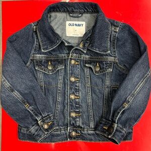 Denim Old Navy toddler jacket, 4T